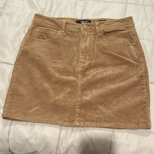 Size large corduroy mini skirt